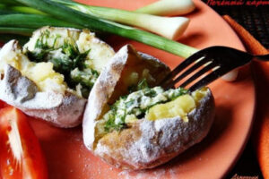 Печeный картофель «Как на костре»